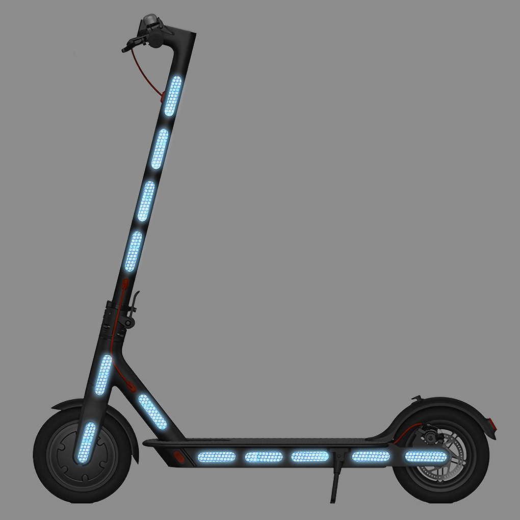 1 paire scooter moto protection autocollant imperméable à l'eau scooter  électrique roue avant autocollant film de couverture pour Xiaomi Scoote 1s  / m365 / pro
