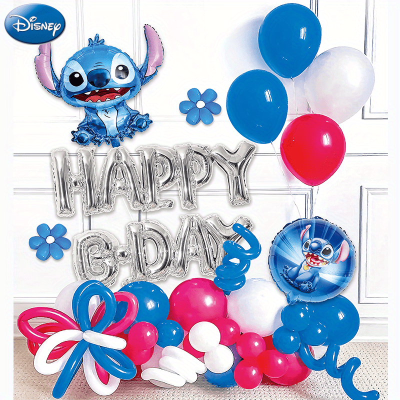 Lilo et Stitch Décoration Anniversaire,Stitch Décorations de Fête d' anniversaire,Lilo Stitch Ballons,Cake Topper,Bannière Anniversaire,Enfants  Anniversaire Filles Garçons : : Cuisine et Maison