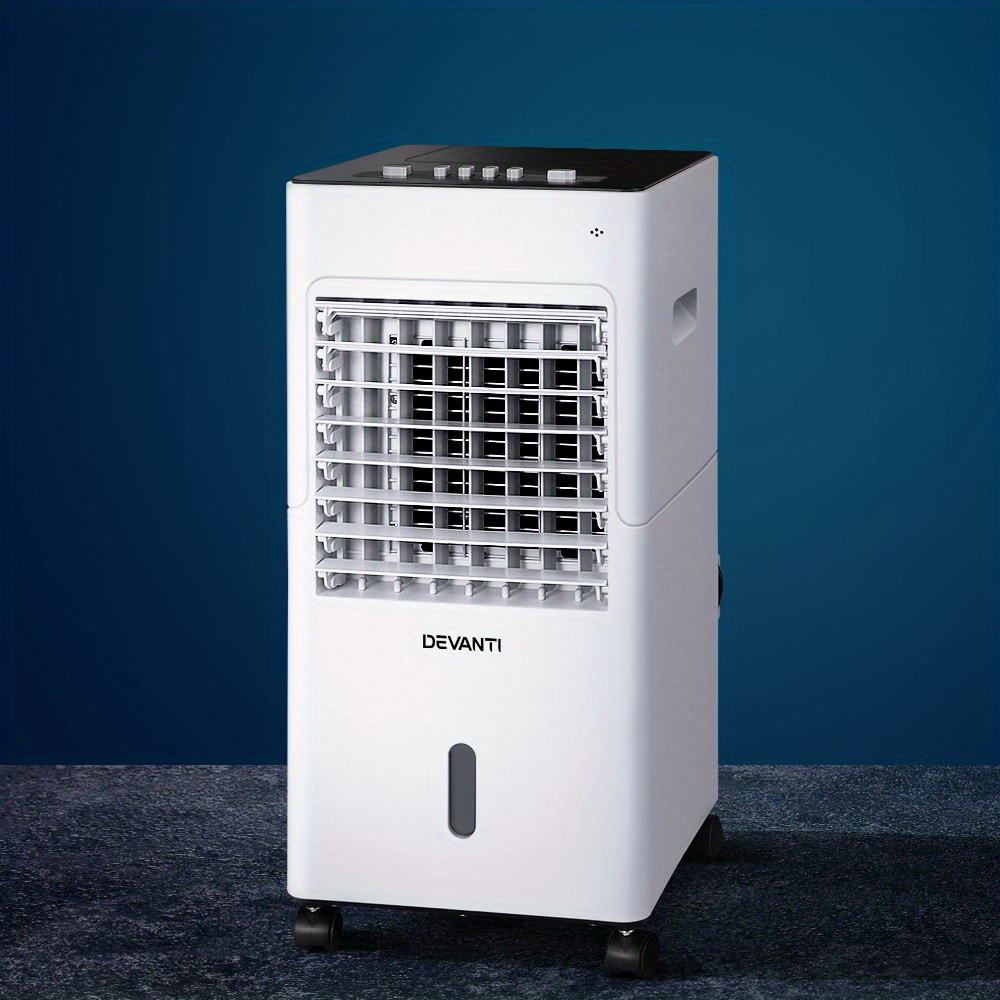 TEMU Devanti Evaporative Air Cooler Conditioner Portable Cooling Fan 6l Humidifier
