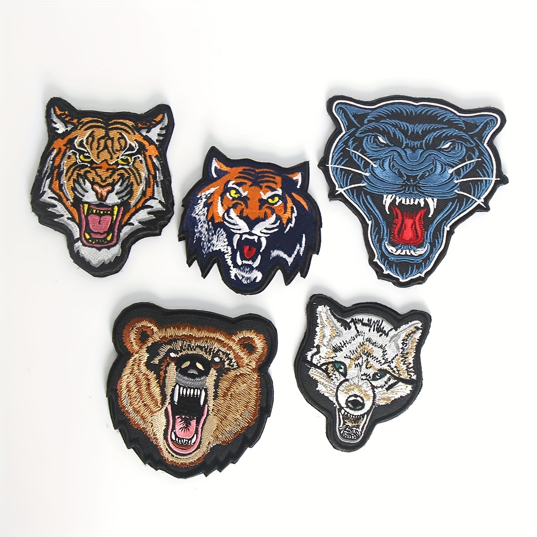 5Pcs Rugby Team Logo Embroidery Patch, Iron-on Football Patch for Jacket  Backpack Jeans Clothes DIY Patches