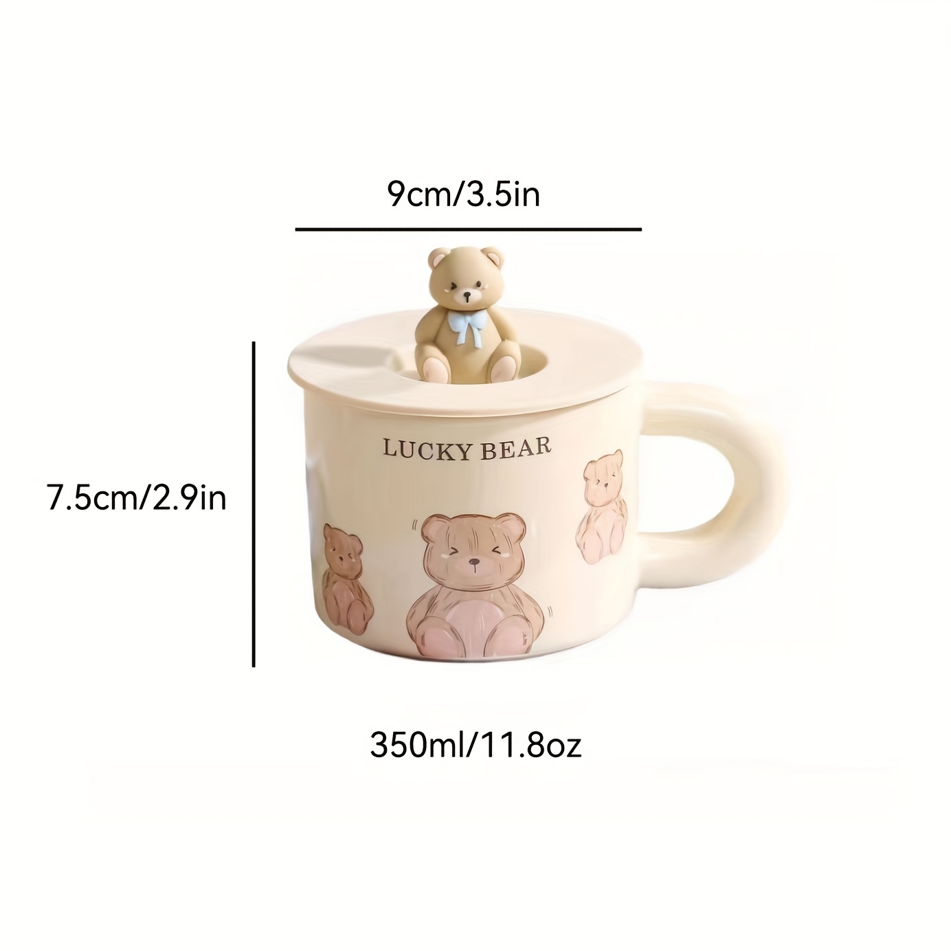 Mama Bear & Papa Bear Coffee Mug - Cute Coffee Cups for Men and Women -  Unique Fun Gifts for Him, Her, Mother's Day, Father's Day, Christmas (Mama