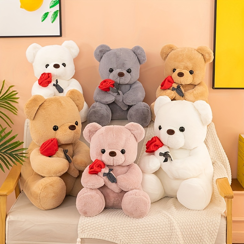 Cute Teddy Bear Stuffed Animal Plush Toys For Kids 14 Inch Adorable Soft  Plushies Gift For Boys Girls Girlfriend Valentine's Day Birthday Toddlers  Roo