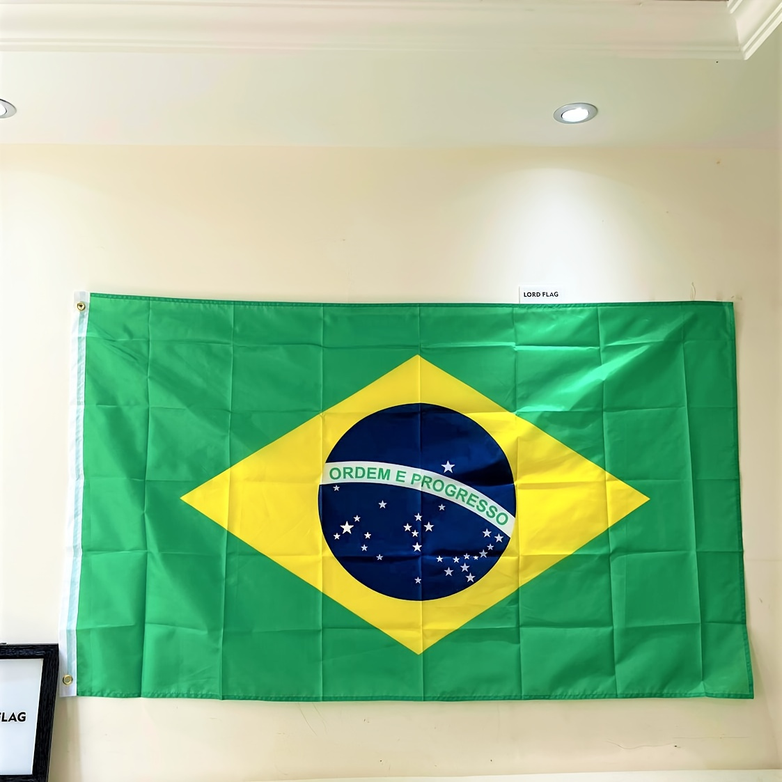 Bandera Brazil Flag World Cup Championship Bandera Brasil Car Window 12 x  18