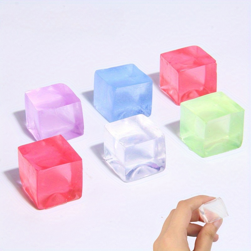 In Multiple Colors New Ice Transparent And Cute Little - Temu