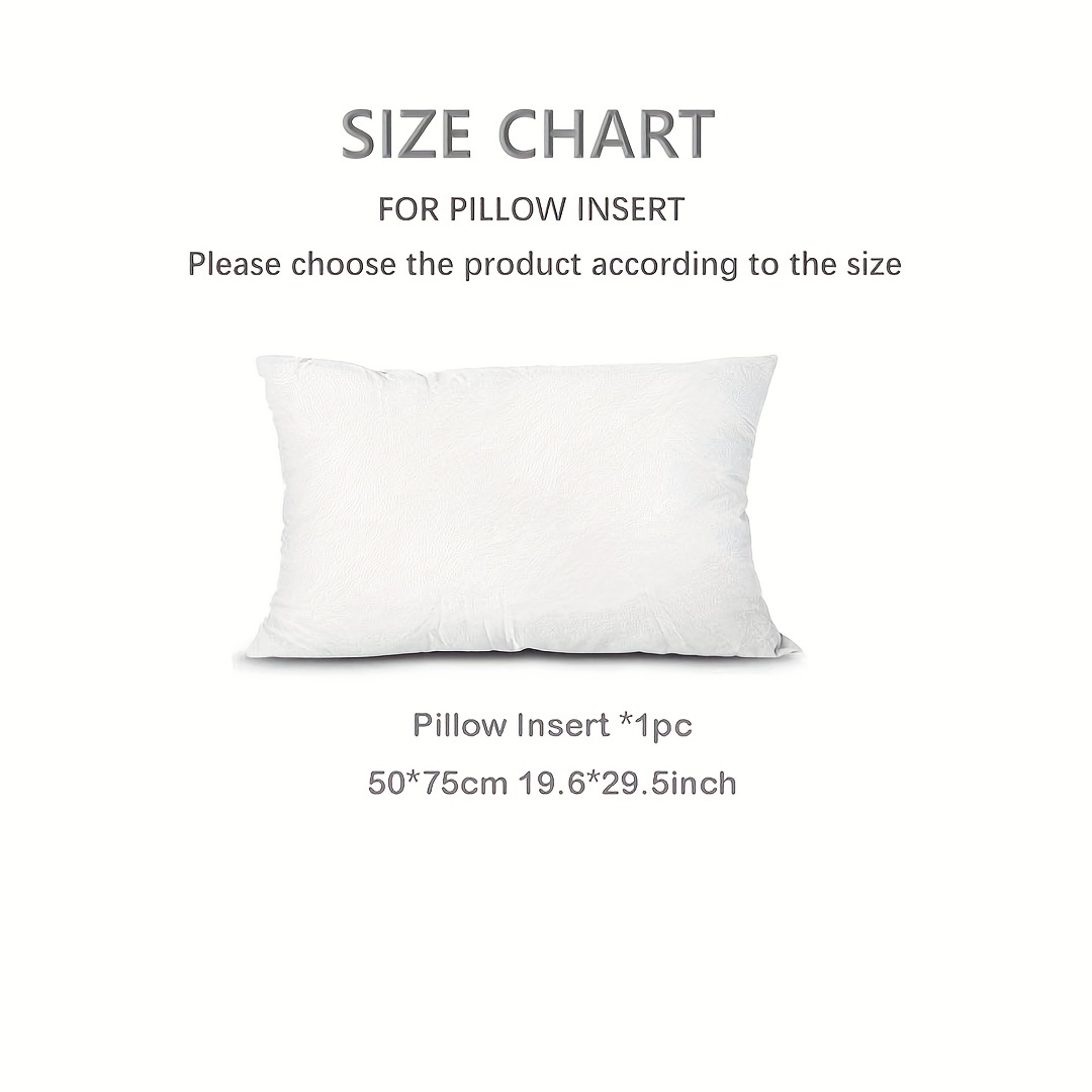 1pc Plain Back Pillow, Minimalist Polyester Bed Rest Pillow With