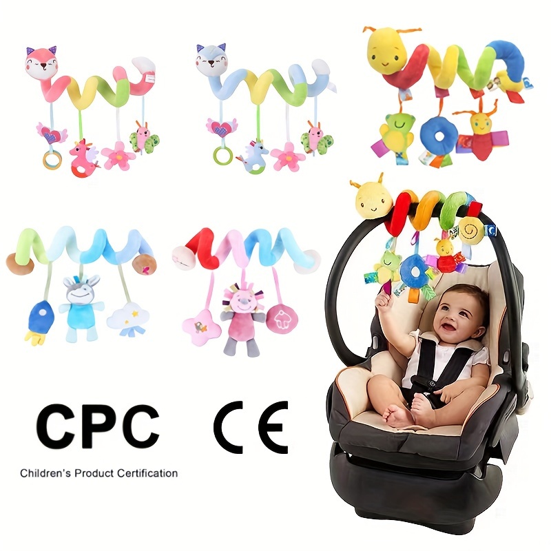 Comprar Juguetes de peluche en espiral para bebé, juguetes de actividad  para asiento de coche, juguetes colgantes para cuna, barra, cochecito, el  mejor regalo para niños, recién nacidos de 0 a 12