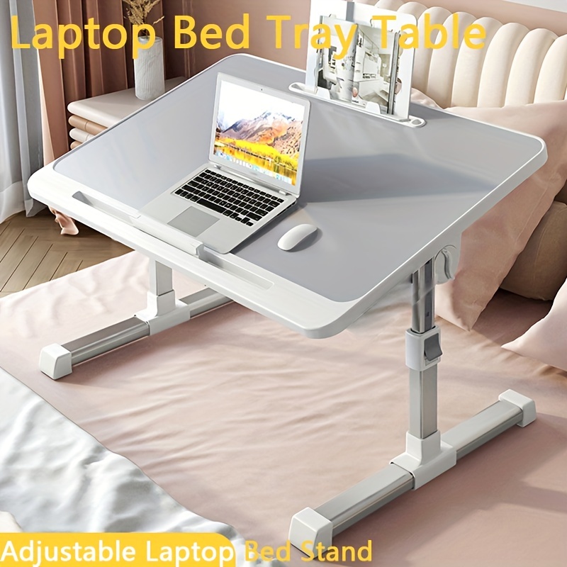 Plateau d'oreiller pour ordinateur portable, coussin pour ordinateur  portable, plateau de genou pour lit avec trou de câble, fente multimédia et  porte-gobelet, oreiller pour ordinateur portable