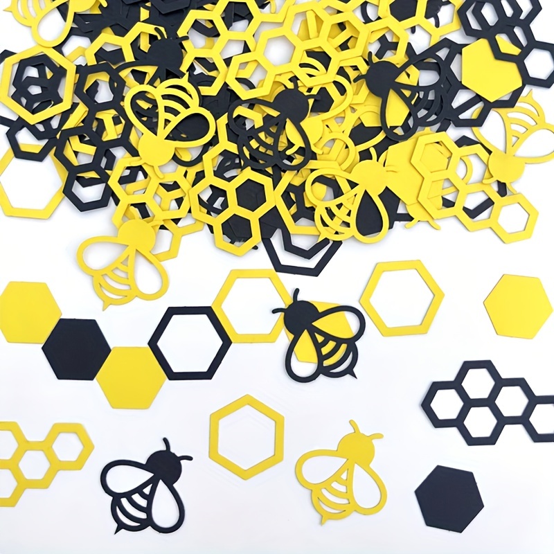 Brighten Up Your Kitchen With A Yellow Hexagon Honeycomb Bee - Temu