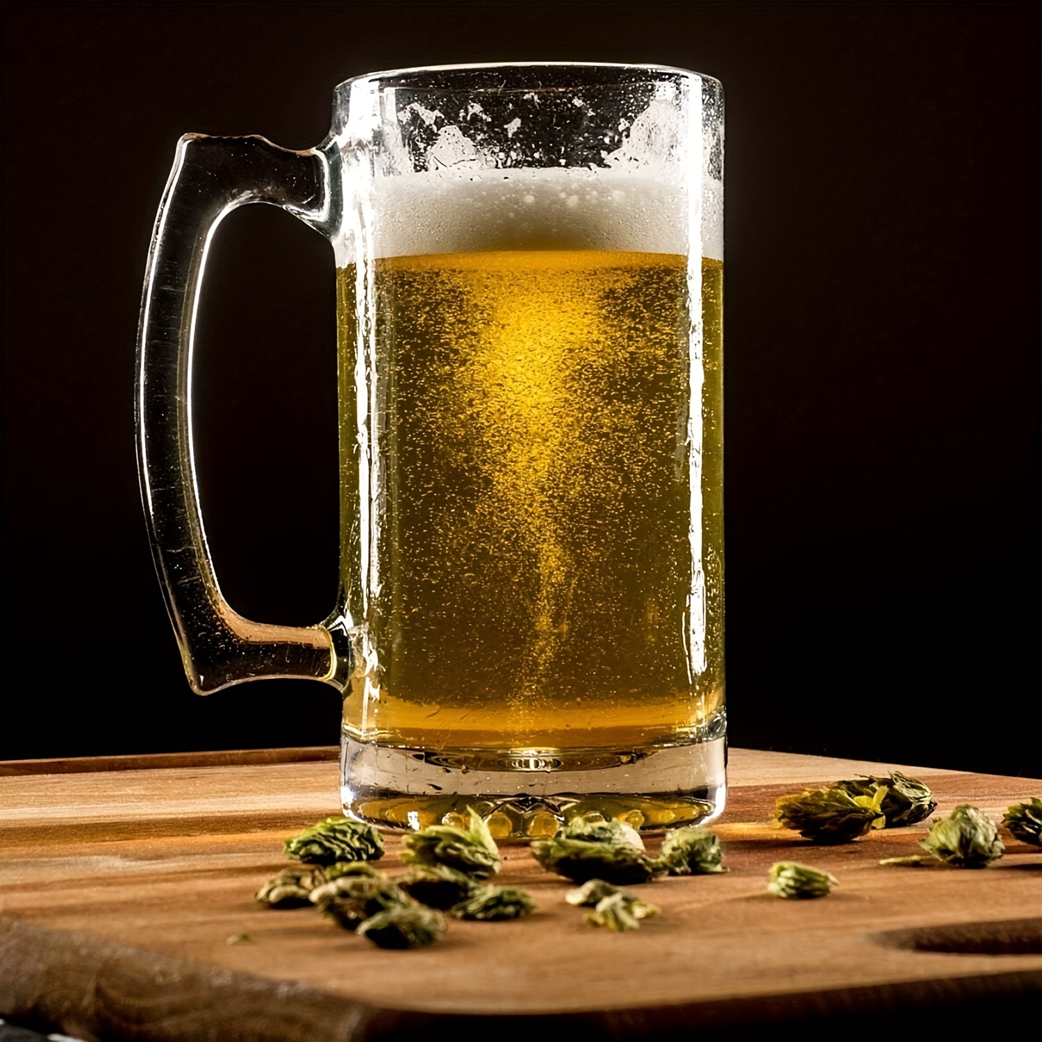 Beer Glass Large Capacity Thick Beer Mug Heat Resistant - Temu