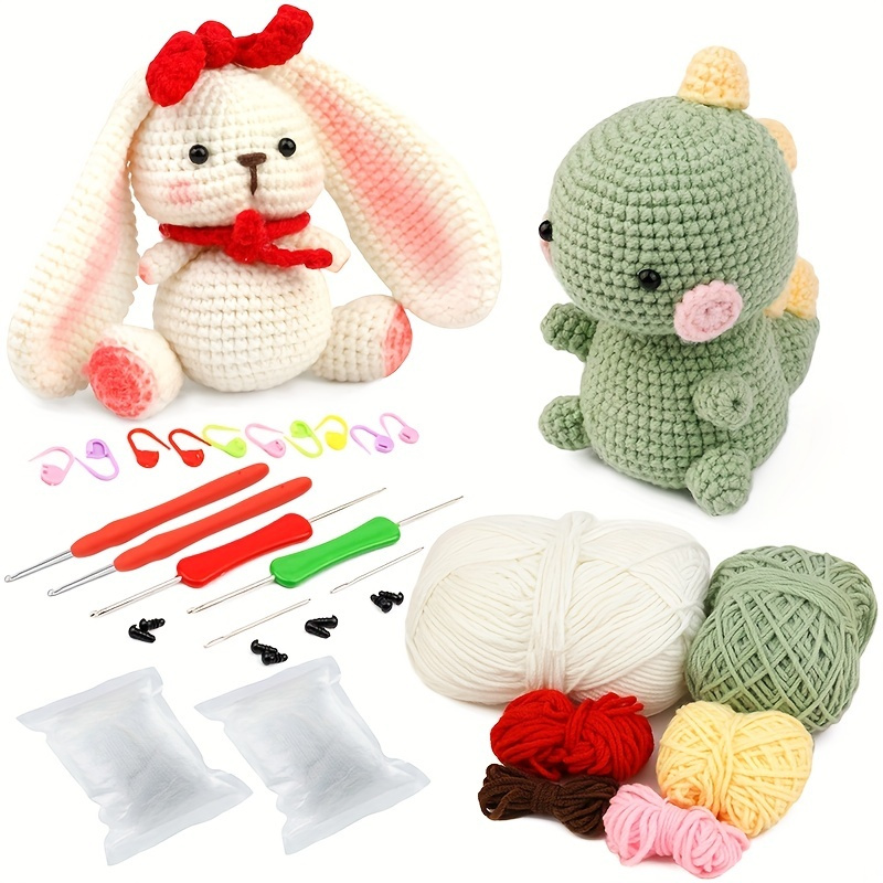 Owl Spun Crochet Kits Owl Spun Amigurumi Kit Angora Bunny