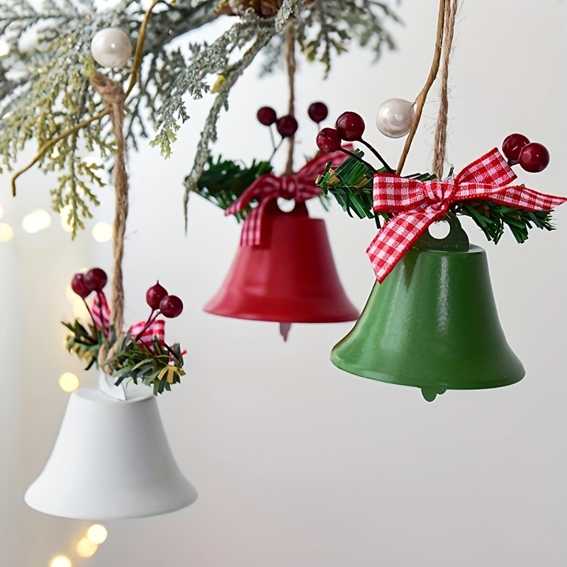 S Christmas Bells Rustic Christmas Decor Vintage Style Bells - Temu