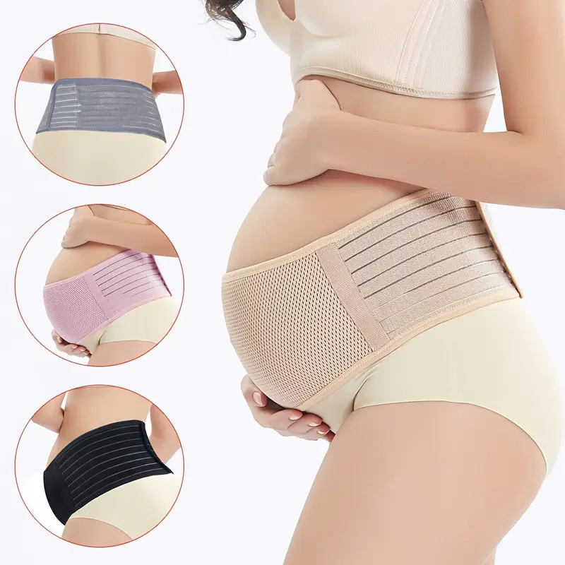 Maternity Women's Belly Band, Adjustable Pregnancy Belly Back Support Band  For Abdomen, Pelvic, Waist, & Back Pain - Temu