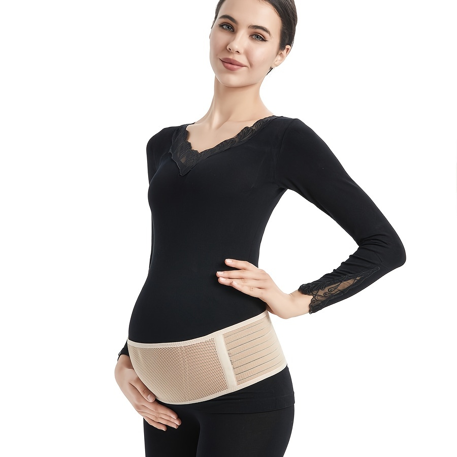 Maternity Women's Belly Band, Adjustable Pregnancy Belly Back Support Band  For Abdomen, Pelvic, Waist, & Back Pain - Temu