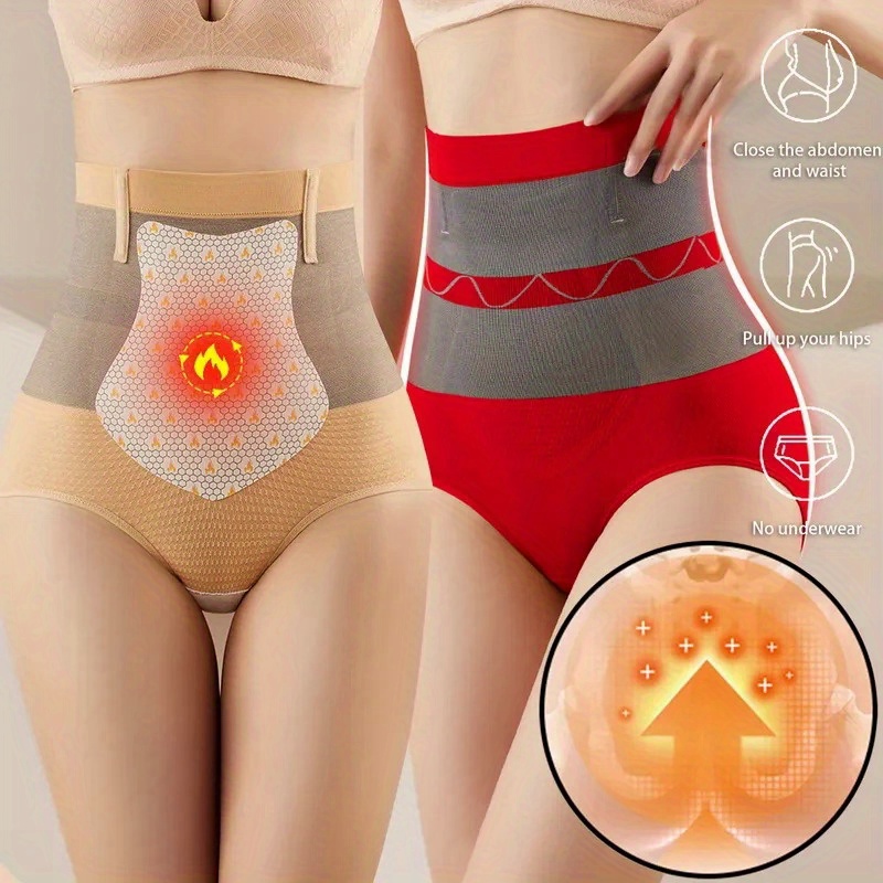 Womens Tummy Control Underwear High Waisted Stomach Control