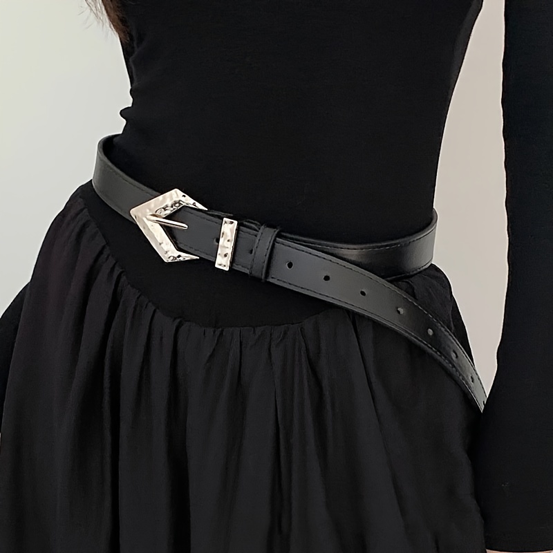 Hip Hop Style Rock Decorative Belt, Heart Buckle Men's Pants Belts - Temu