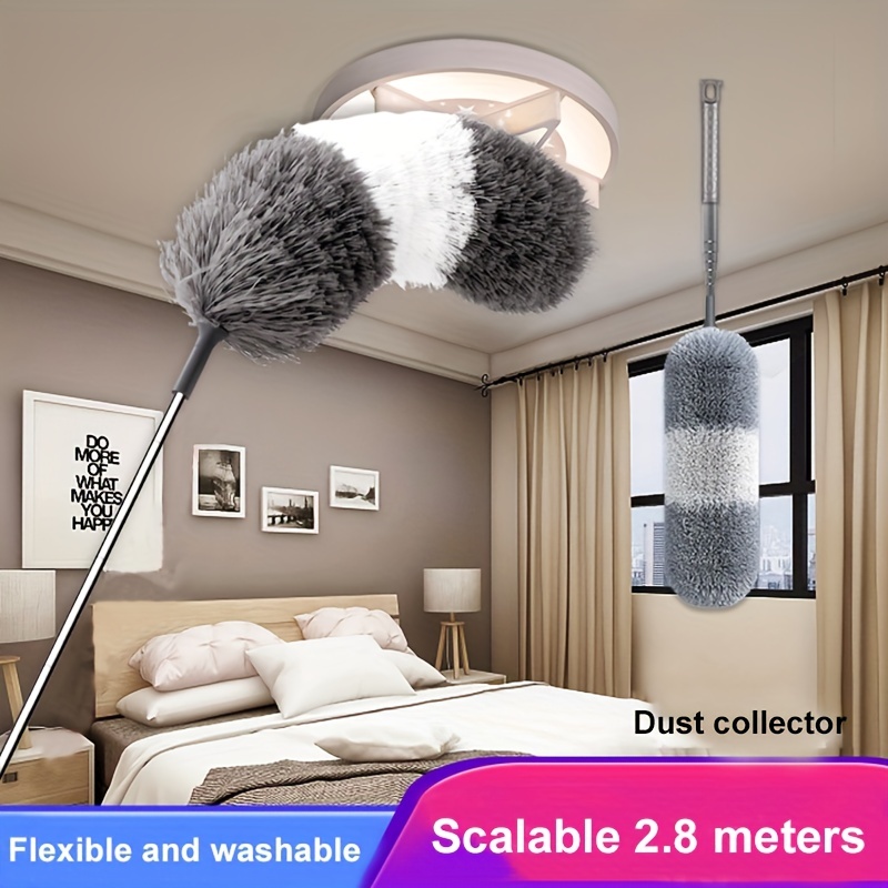 Dust Cleaner - Retractable Gap Dust Cleaning Artifact - Good Grips  Microfiber Cleaning Brush Hand Duster, Removable and Washable Telescopic  Dust Collector for Home Bedroom Kitchen Furniture Cleaning Tool Long Handle  Handheld