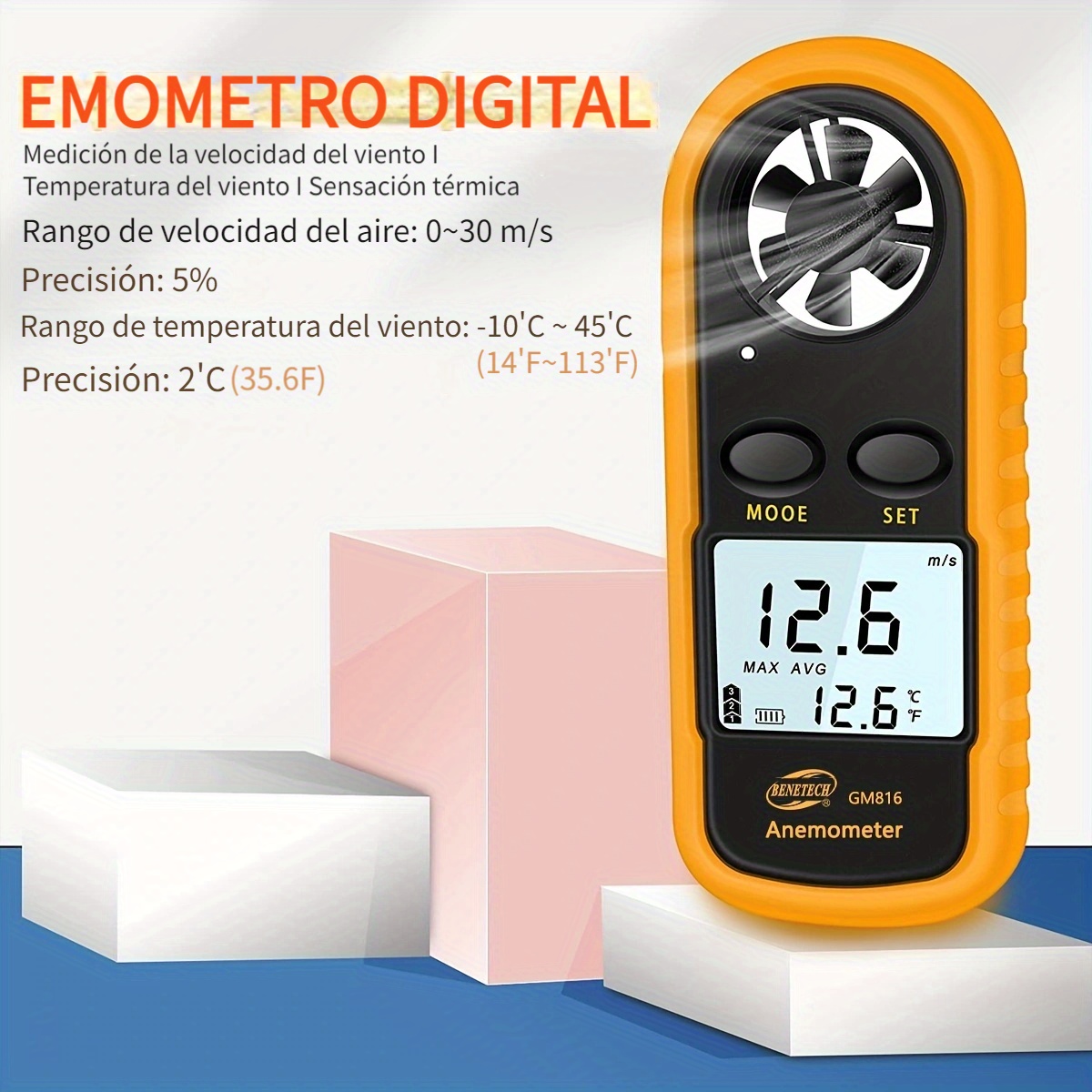 La Estación Meteorológica Wifi Q9 Con Anemómetro De Viento