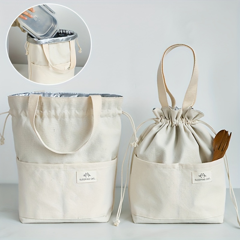 Stay Organized & Energized - Insulated Lunch Bag With Dual Side Pockets &  Thermal Tote Box Bag For Adults & Teens! - Temu