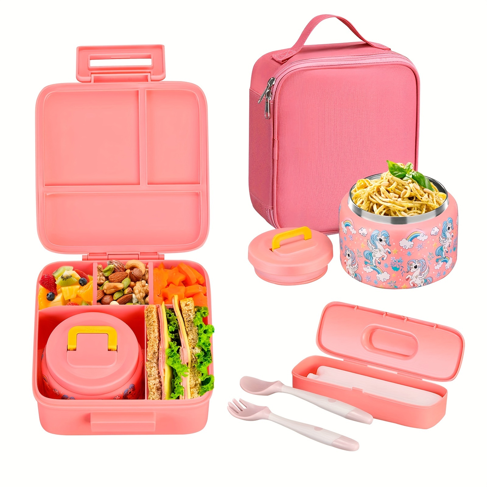 Kit de lonchera Bento con bolsa y con bolsa para hielo la comida niños o  adultos