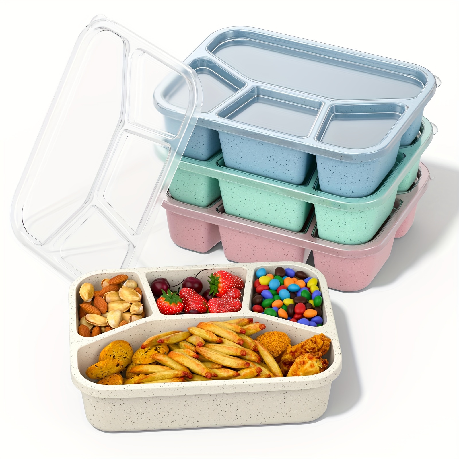 12 Piece Glass Food Storage Containers with Lids, Glass Meal Prep Containers,  11-36oz Airtight Glass Bento Boxes - AliExpress