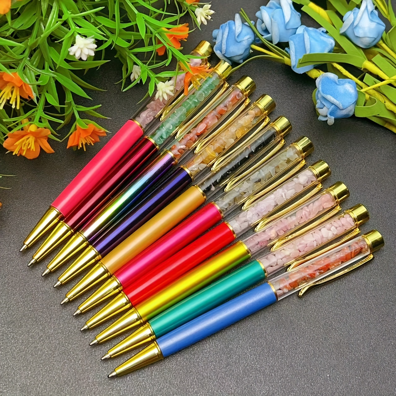 Large Rhinestone Crystal Pen Bullet Ballpoint Pen Creative - Temu United  Arab Emirates