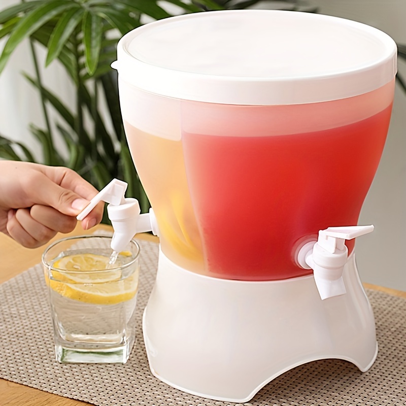 Kitchen Dining 3.5L Large Capacity Plastic Beverage Dispenser, Drink  Dispenser With Tap Ice Lemonade Juice Container With Lid, Fruit Teapot  Lemonade