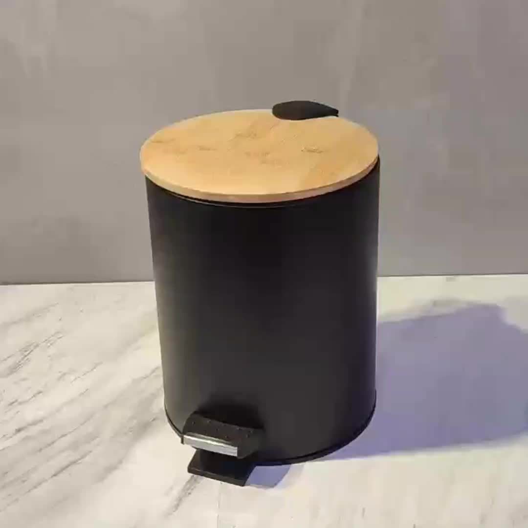 Luxury Trash Can With Lid Garbage Can With Foot Pedal - Temu