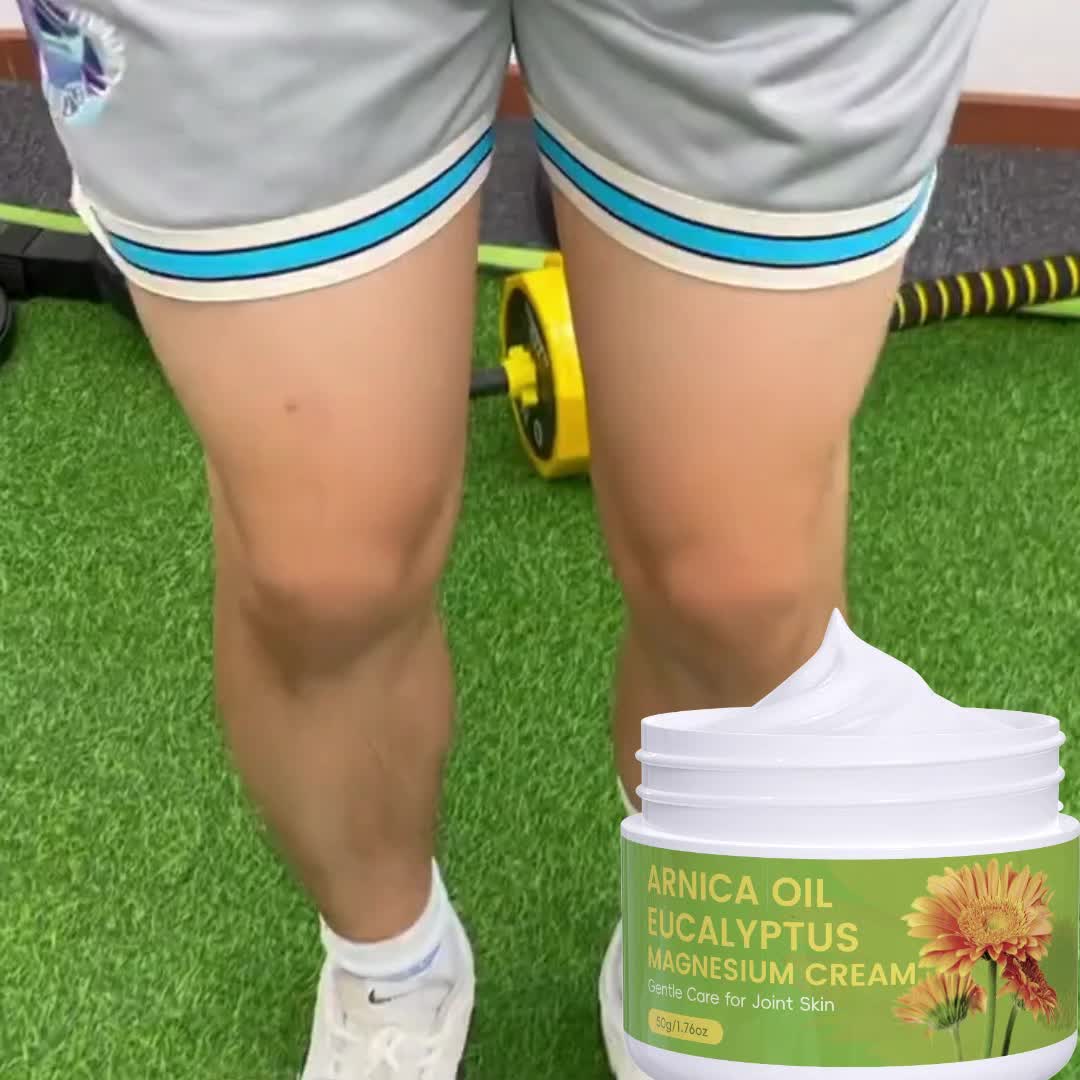 2pcs Arnica Oil Magnesium Cream for Joint Skin Care, Moisturizing Hand & Foot Cream with Eucalyptus, Jojoba, Hyaluronic Acid, Vitamin E, Chamomile, and Lavender, Non-Greasy, Fast-Absorbing, Long-Lasting Hydration for Athletes & Seniors - Image 11
