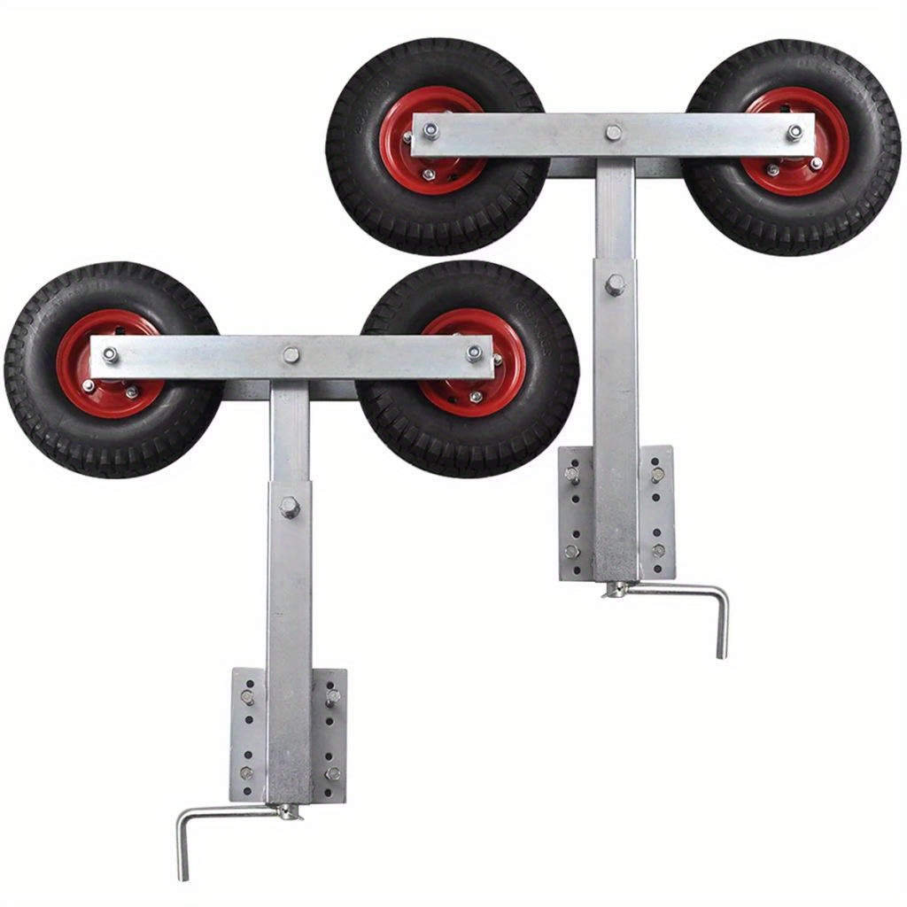 Set Of 2 Double Wheel Mounts Boat Trailer