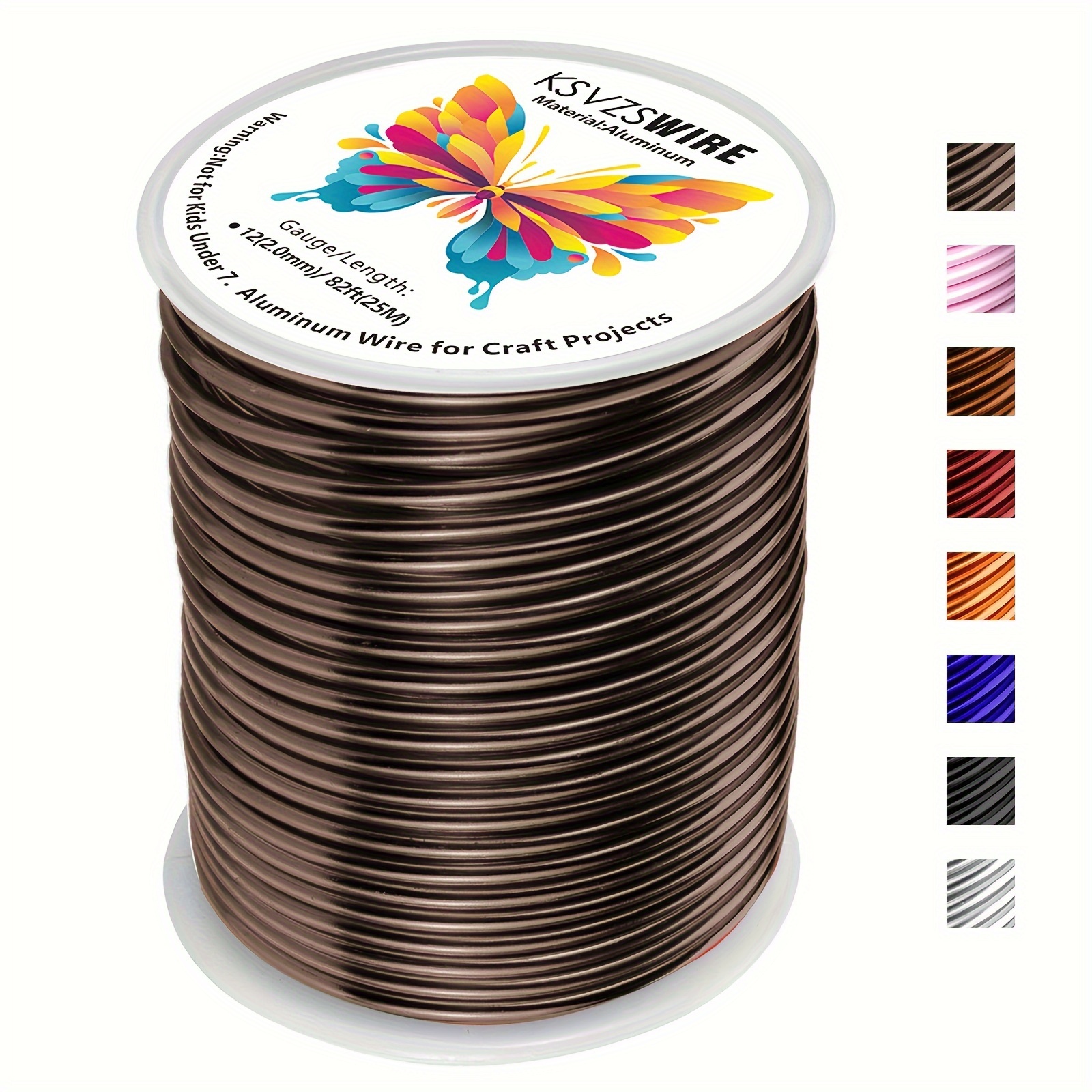 Aluminum Craft Wire, 164Ft/ 50m 1mm Metal Wire Armature for Crafts Flexible  Bendable Aluminum Wire 18 Gauge for Jewelry Making DIY Crafts Gardening