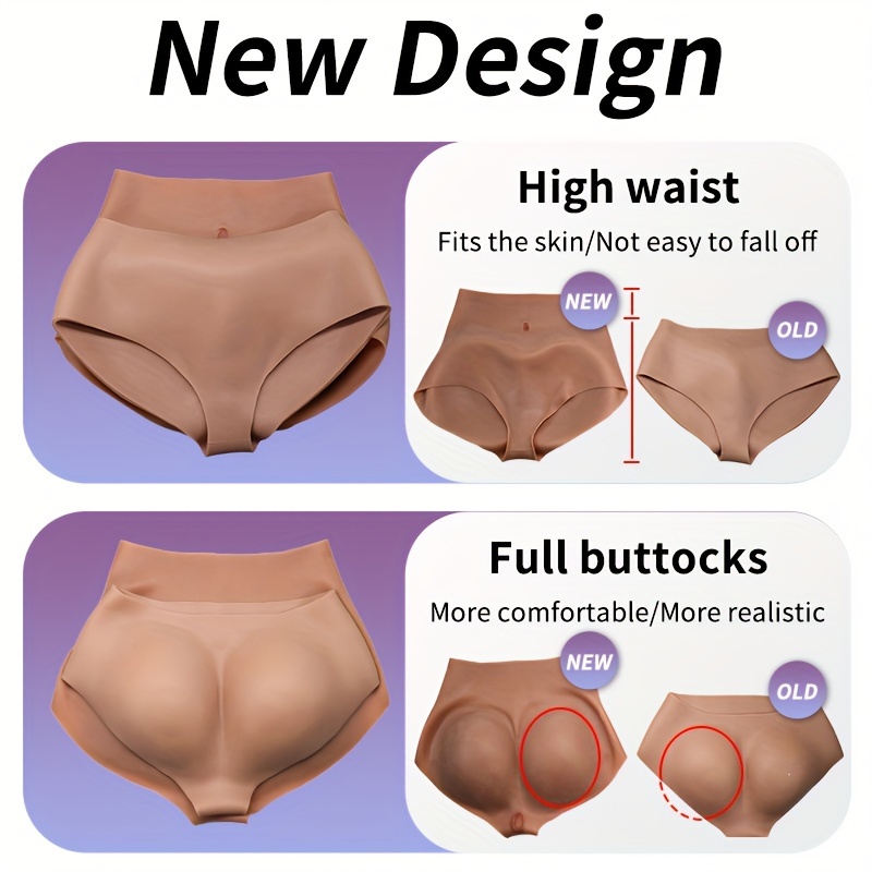 CYY Womens silicone Butt Lifter Tummy Control Panties Enhancer