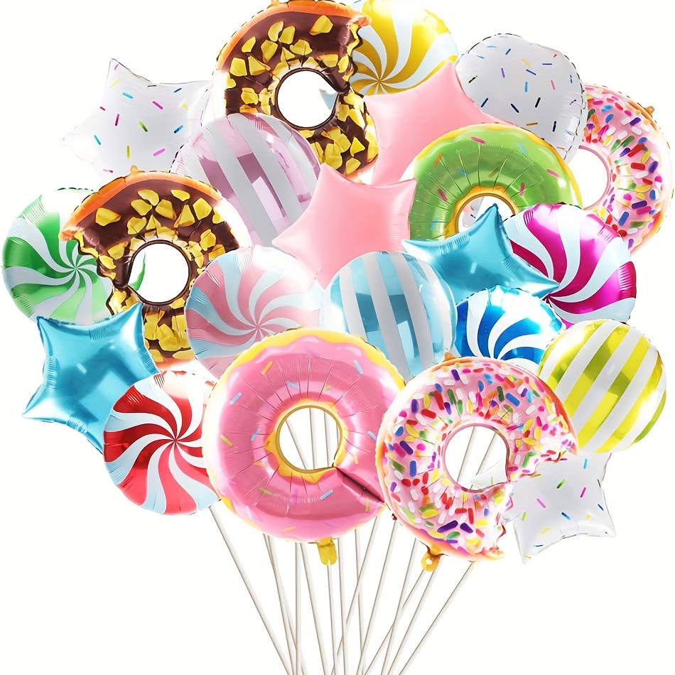 Ballons de pop-corn à expédition rapide pour les décorations de fête de pop- corn - Ballons de papier d'aluminium de pop-corn de 26 pouces