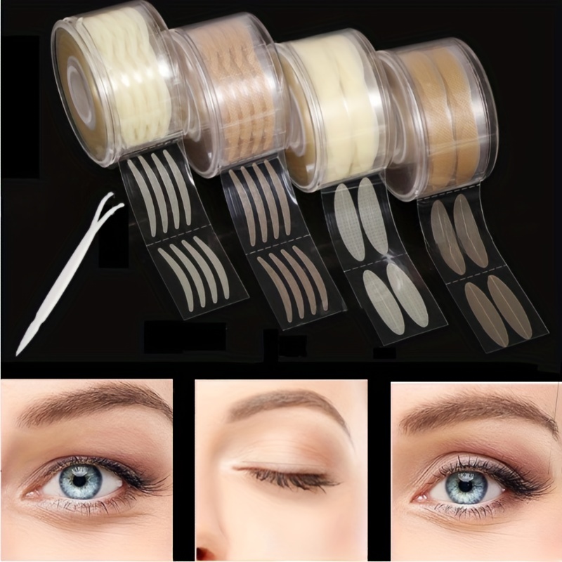 Eyelid Stickers Mesh Breathable Natural Double Eyelid Tape Big Eyes Lift  Beige Strips Non-marking Self-adhesive Double Eye Tools