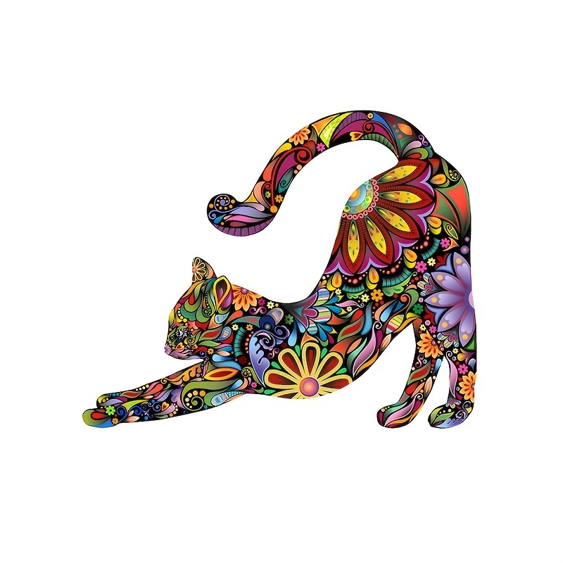 Color changing Cat Wooden Puzzle Irregular Animal shaped - Temu