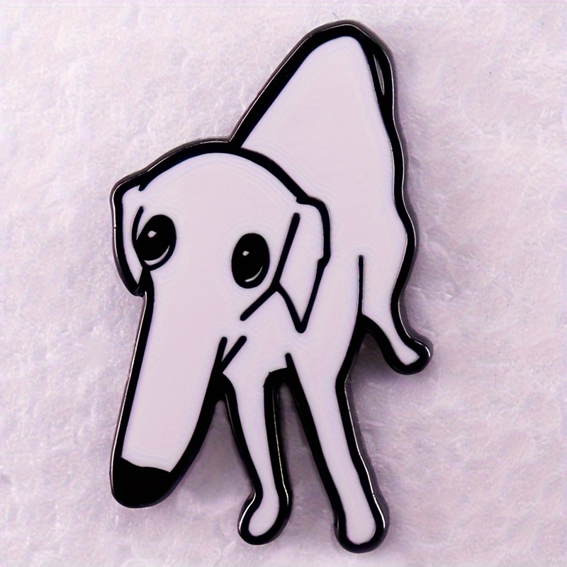 cute And Quirky this Is Fine Dog Cartoon Brooch Perfect - Temu