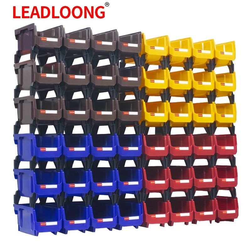 Plastic Stackable Storage Bins Parts Storage Organizer - Temu