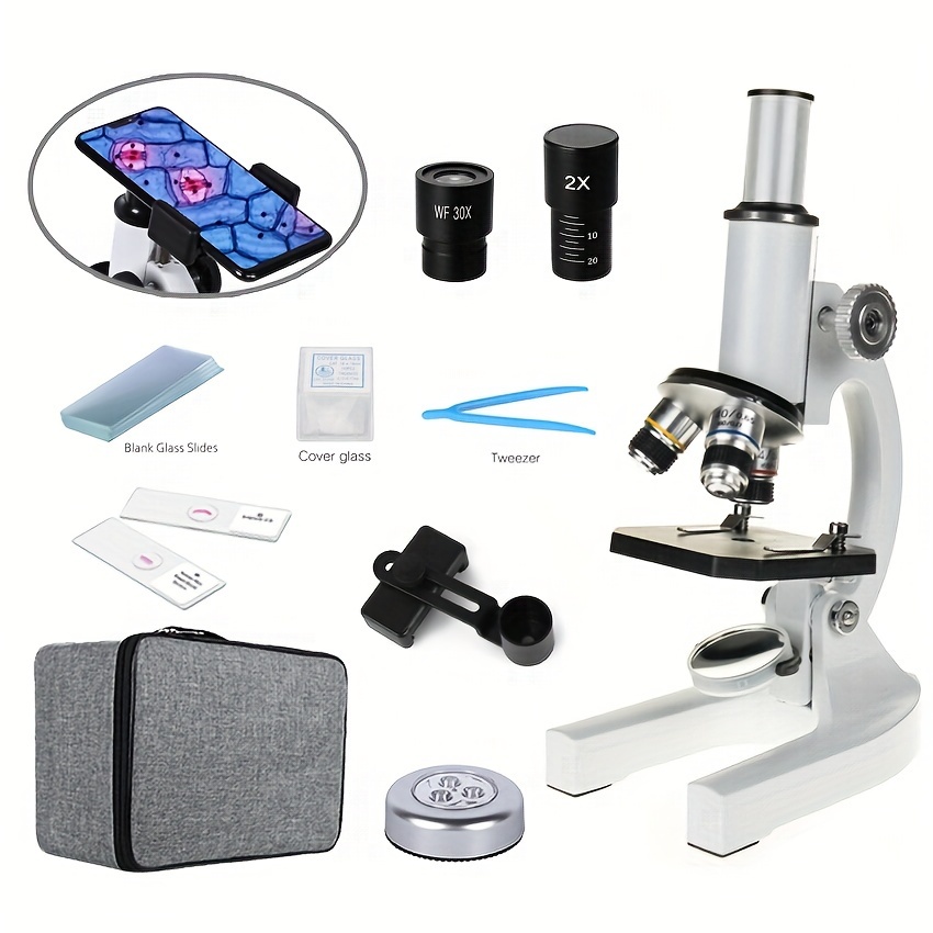 Explore the World Up Close with Mini Microscope for Kids - Portable,  Pocket-Sized & Powerful 60x-180x Magnification Plus Bonus Microscope  Slides!