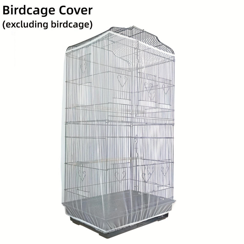 Bird Cage Seed Catcher Seed Catcher Guard Net Cover - Temu