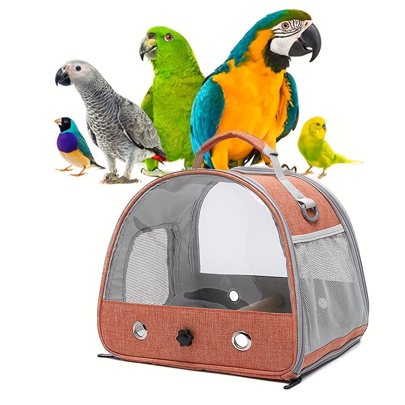  Bird Travel Cage, Portable Small Bird Parrot Parakeet