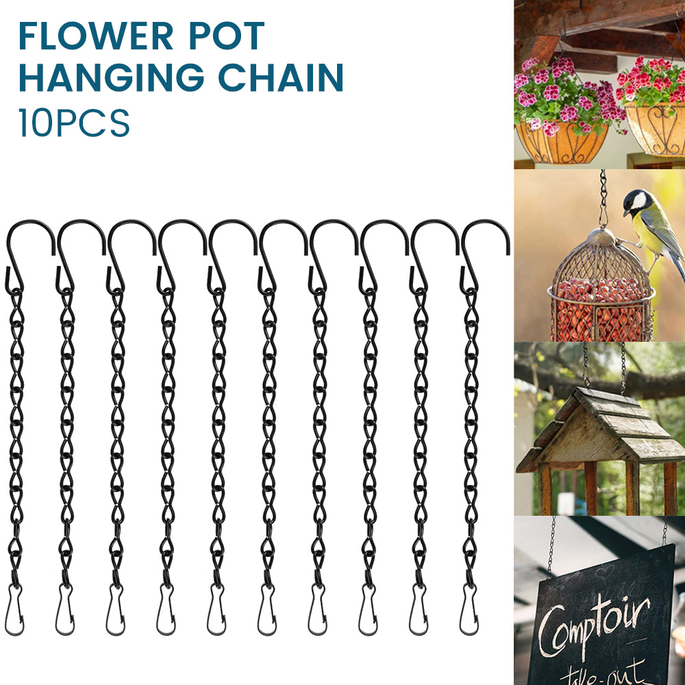 12 Pack 9.5 Inch Hanging Chain for Bird Feeders, Planters, Lanterns, Wind  Chimes