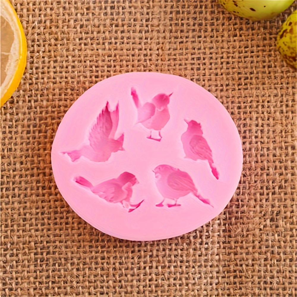 Bakell Small 3 x 3 inch Birds Silicone Mold