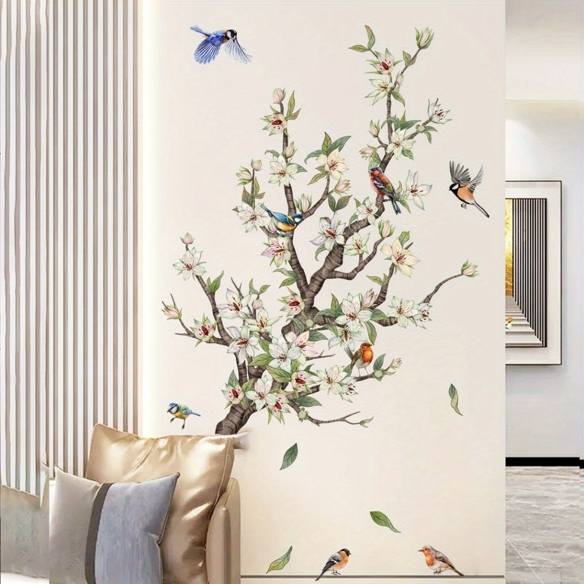 Bormia Mural de pared de fantasía, bosque, naturaleza, paisaje de selva  tropical, adhesivo de pared para sala de estar, dormitorio, sala de