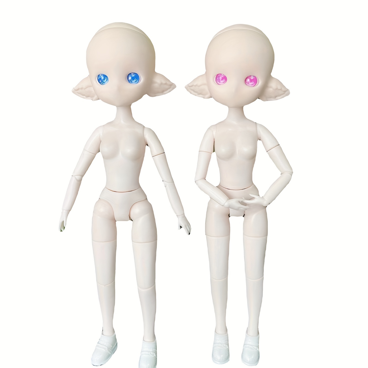 Boneca de corpo móvel para meninas, vestir a princesa brinquedo, pele do  corpo, 30cm altura, 1:6 Bjd, 26 articulações, moda