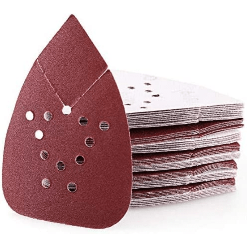 Mouse Sander Sandpaper With Extra 2 Tips For Replacement Detail Sander  Sanding Pads 12 Holes Hook And Loop Black And Decker Mouse Sander Pads -  Temu