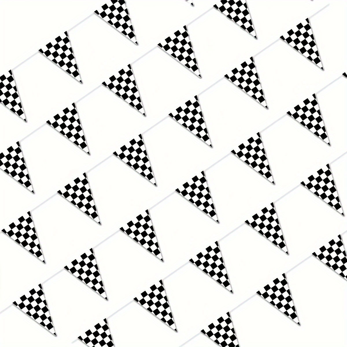 90x150cm Checkered Flag 100% Polyester Black White Chequered