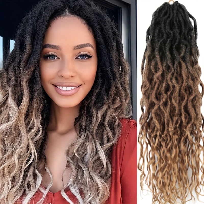 Cabelo De Crochê Sintético Nu Locs, 14 Tamanhos, 21 Fios, Extensão Faux  Locs, Deusa Macia, Trança De Cabelo Para Mulheres - Temu Portugal