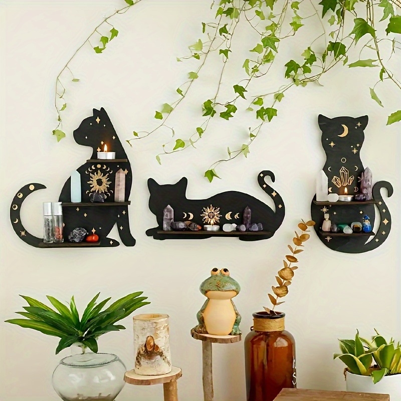 Comprar Pegatinas de baño de gato curioso y mariposa bonita