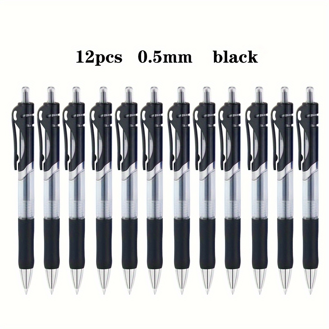 12 Pcs Erasable Gel Pens Pastel,Retractable Click,Soft Comfort Grip,0.5mm  Fine Point ,Cute Erasable Pens for Teen Girls Women,Smooth Writing ,Juice