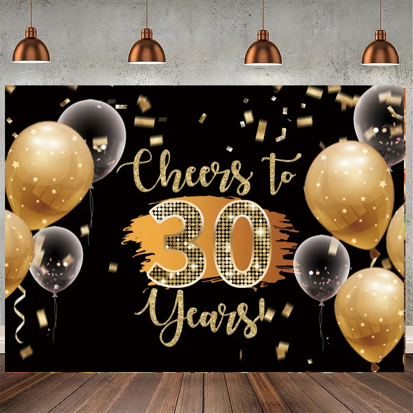 30th Pearl Wedding Anniversary Decorations, We Still Do 30 Years Cheers to  30 Years Anniversary Celebration Party Supplies - Balloon Cake Topper