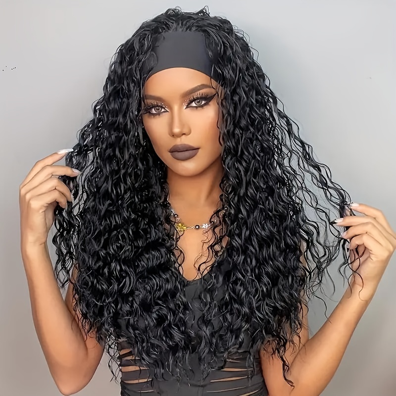 Court Bob Bandeau Cheveux Raides Pour Femme Noire Glueless Full